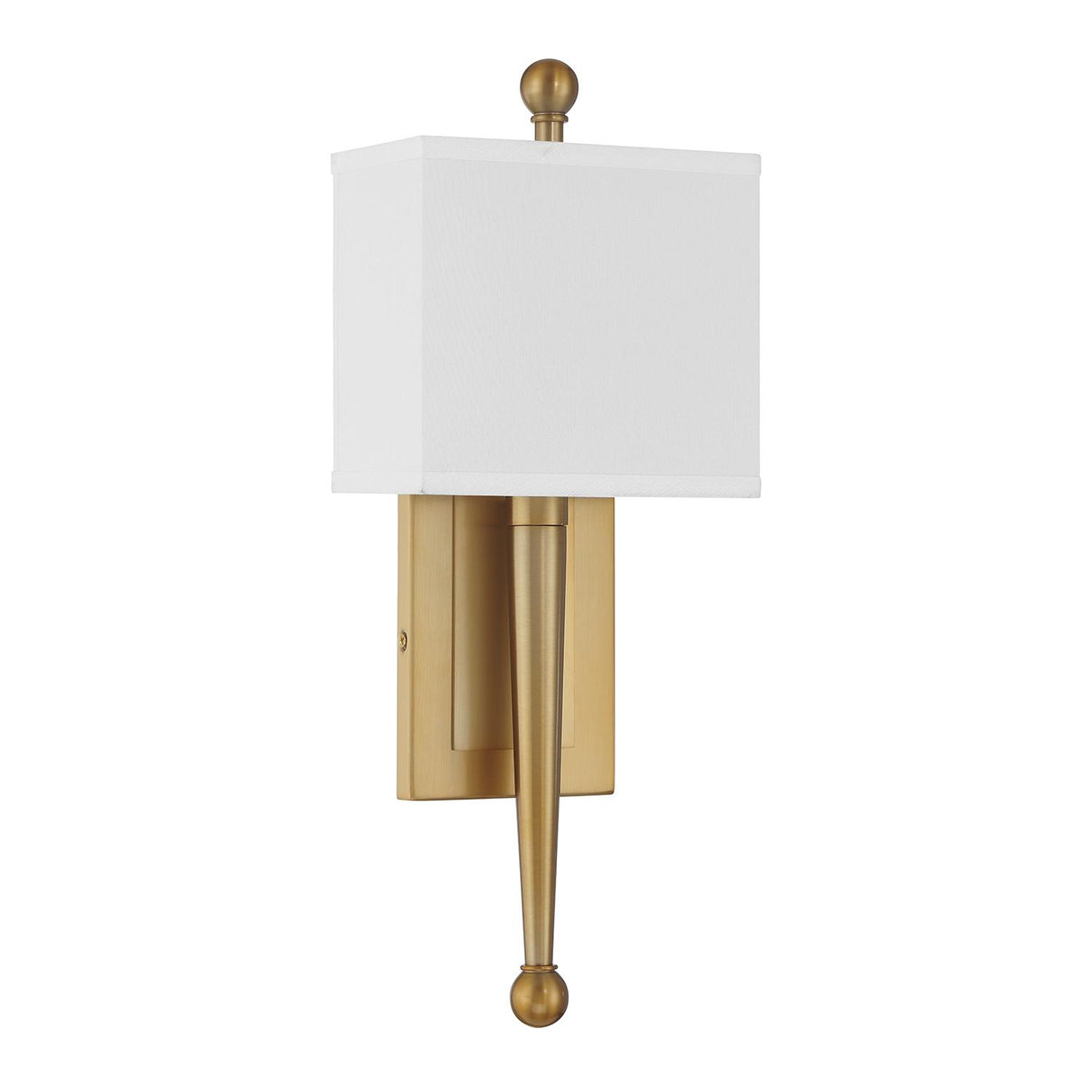 Crystorama Ardson 1 Light Vibrant Gold Sconce
