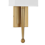 Crystorama Ardson 1 Light Vibrant Gold Sconce