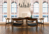 Crystorama Bailey 8 Light Matte Black Chandelier