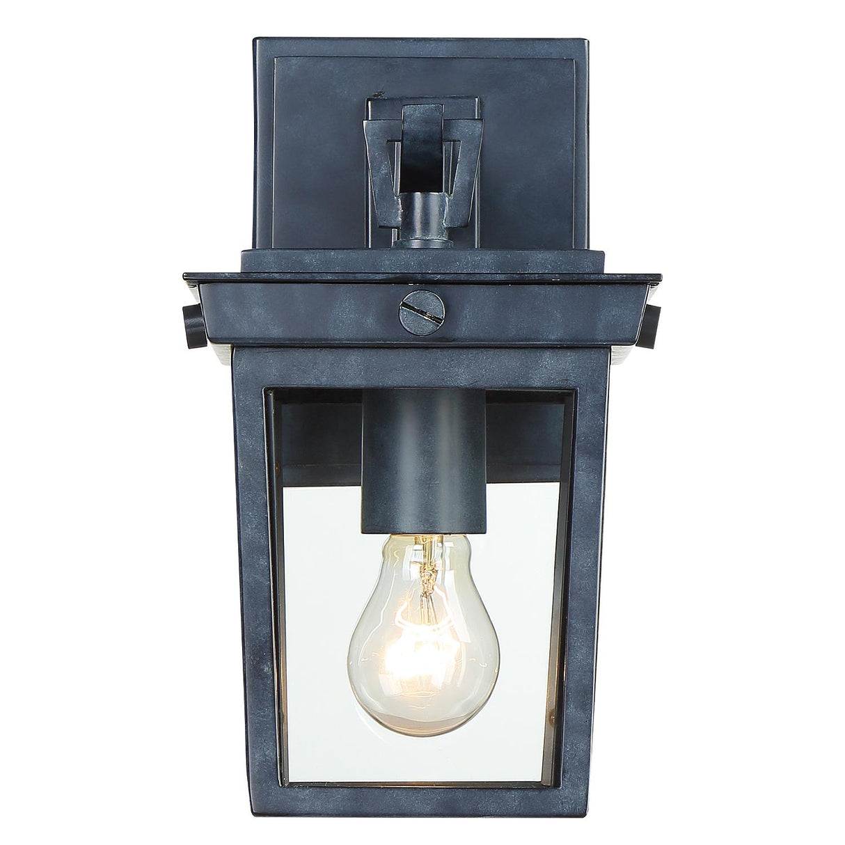 Crystorama Belmont 1 Light Graphite Outdoor Sconce