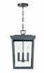 Crystorama Belmont 3 Light Graphite Outdoor Pendant