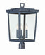 Crystorama Belmont 3 Light Graphite Outdoor Post