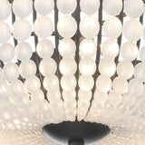 Crystorama Bella 3 Light Matte Black Semi Flush Mount