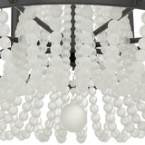 Crystorama Bella 8 Light Matte Black Chandelier