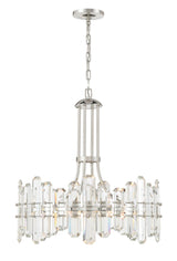 Crystorama Bolton 8 Light Polished Nickel Chandelier