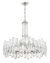Crystorama Bolton 12 Light Polished Nickel Chandelier