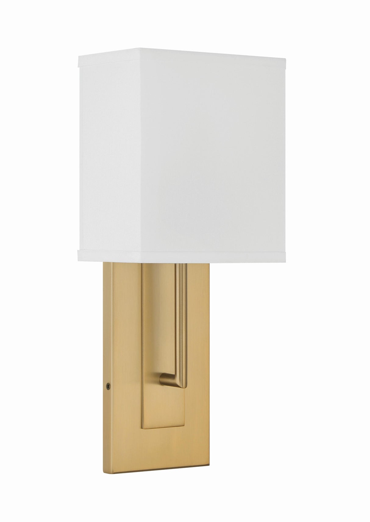 Crystorama Brent 1 Light Vibrant Gold Sconce