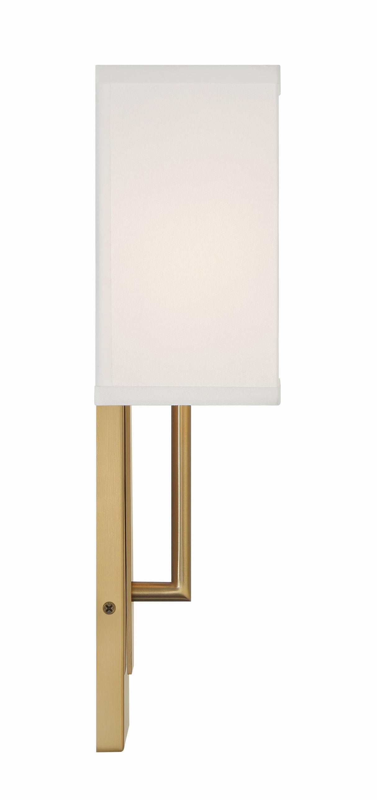 Crystorama Brent 1 Light Vibrant Gold Sconce