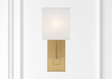 Crystorama Brent 1 Light Vibrant Gold Sconce
