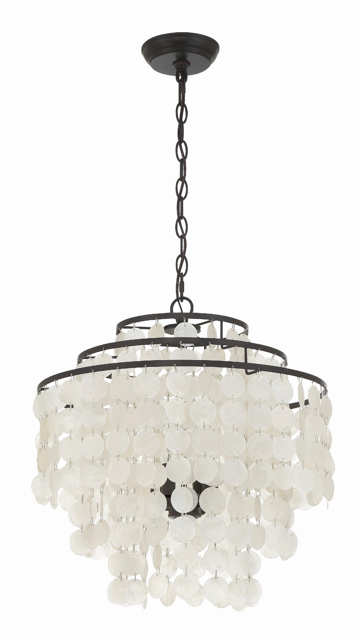 Crystorama Brielle 4 Light Dark Bronze Chandelier