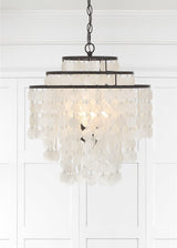 Crystorama Brielle 4 Light Dark Bronze Chandelier