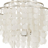 Crystorama Brielle 4 Light Antique Silver Chandelier