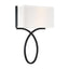 Crystorama Brinkley 2 Light Black Forged Sconce