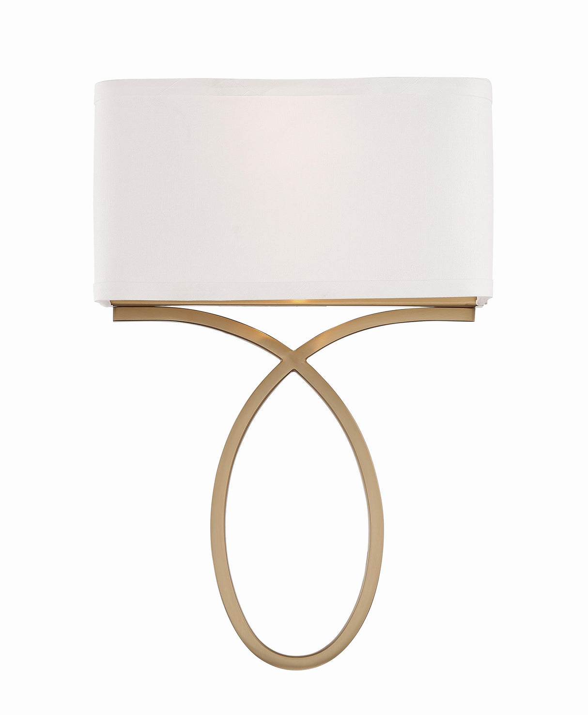 Crystorama Brinkley 2 Light Vibrant Gold Sconce