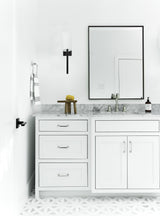 Crystorama Bromley 1 Light Black Forged Sconce