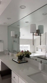 Crystorama Bromley 1 Light Polished Nickel Sconce