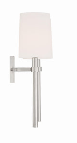Crystorama Bromley 2 Light Polished Nickel Sconce