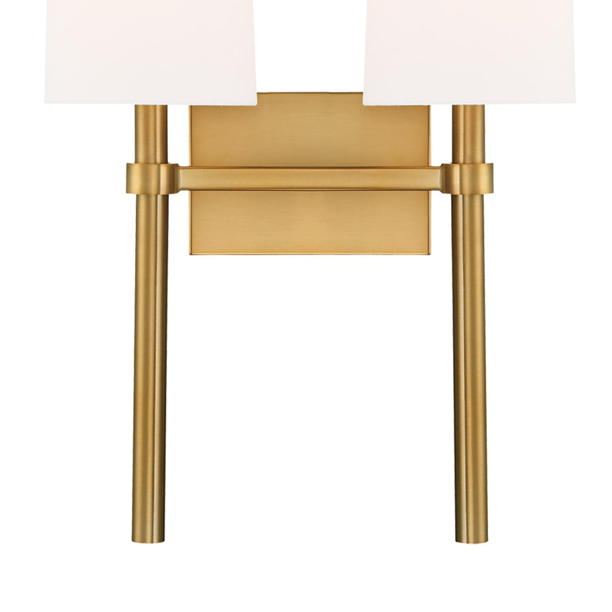 Crystorama Bromley 2 Light Vibrant Gold Sconce