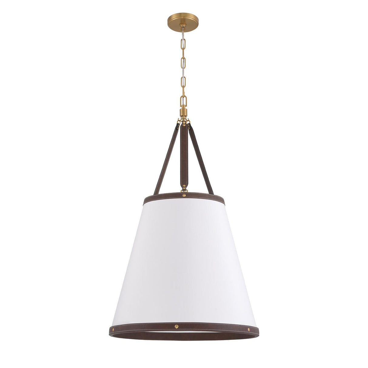 Crystorama Libby Langdon Callahan 6 Light Luxe Gold Pendant