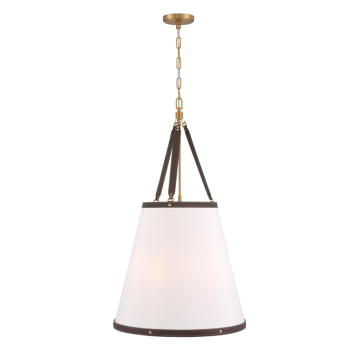 Crystorama Libby Langdon Callahan 6 Light Luxe Gold Pendant