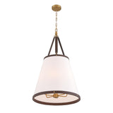 Crystorama Libby Langdon Callahan 6 Light Luxe Gold Pendant