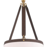 Crystorama Libby Langdon Callahan 6 Light Luxe Gold Pendant