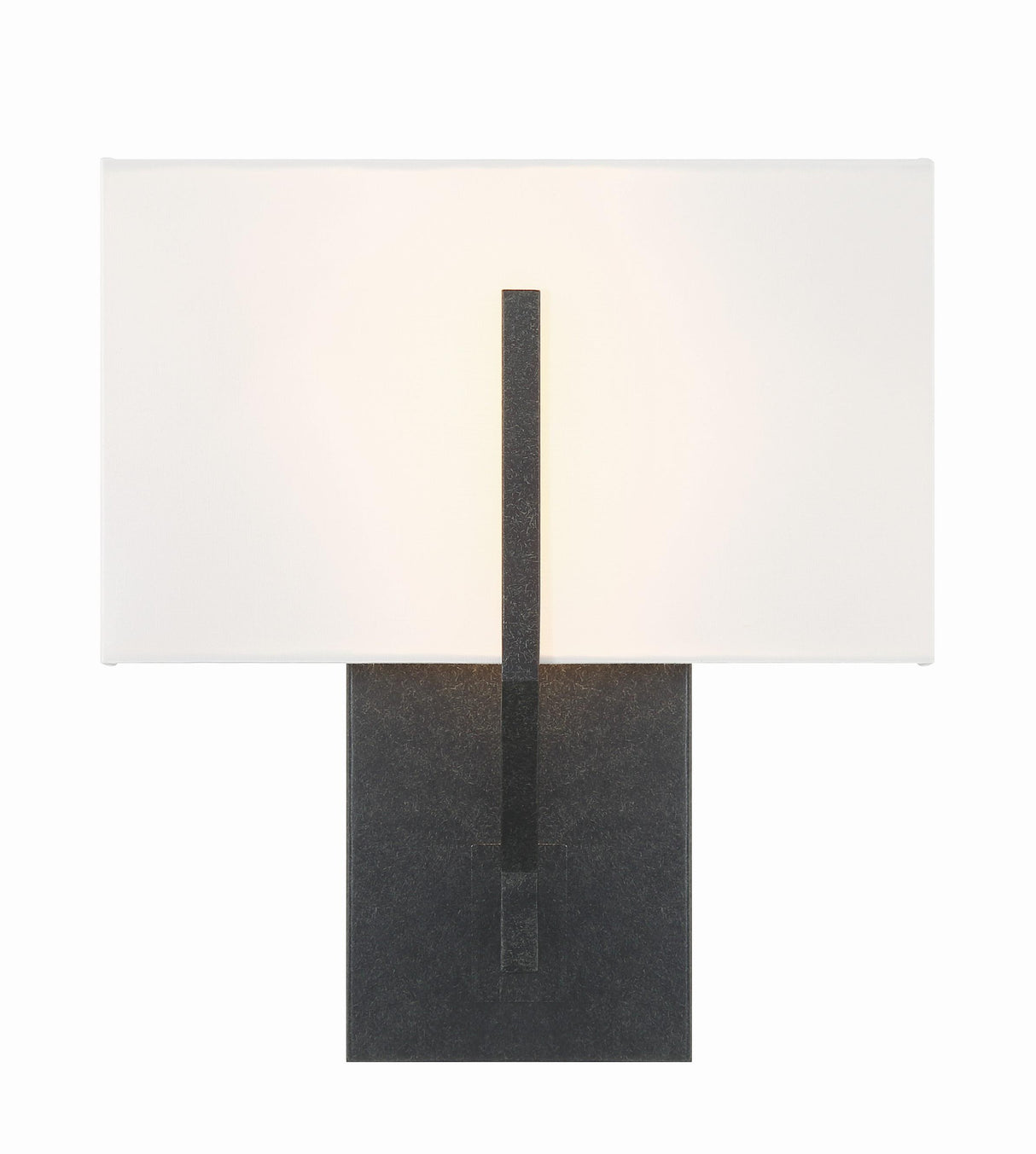 Crystorama Carlyn 2 Light Black Sconce