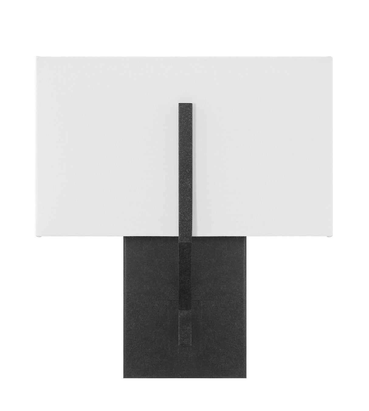 Crystorama Carlyn 2 Light Black Sconce