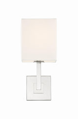 Crystorama Chatham 1 Light Polished Nickel Sconce
