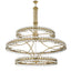 Crystorama Clover 24 Light Aged Brass Chandelier