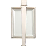Crystorama Clifton 1 Light Polished Nickel Sconce
