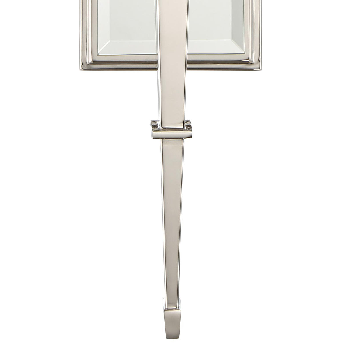 Crystorama Clifton 1 Light Polished Nickel Sconce