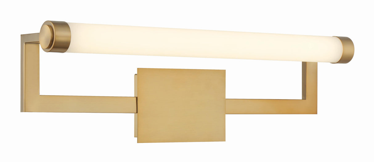 Crystorama Clinton Integrated LED Vibrant Gold Picture Light