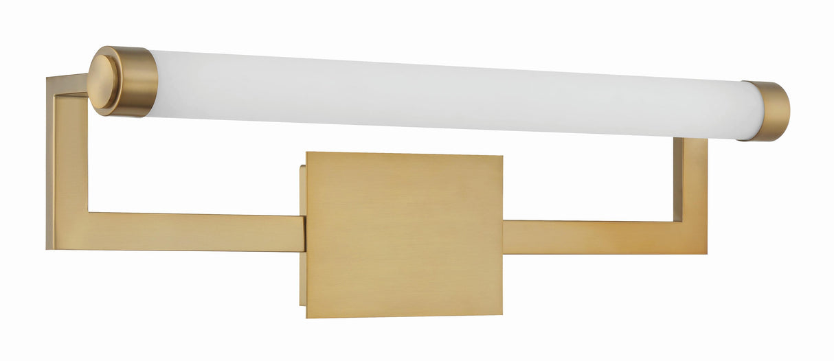 Crystorama Clinton Integrated LED Vibrant Gold Picture Light