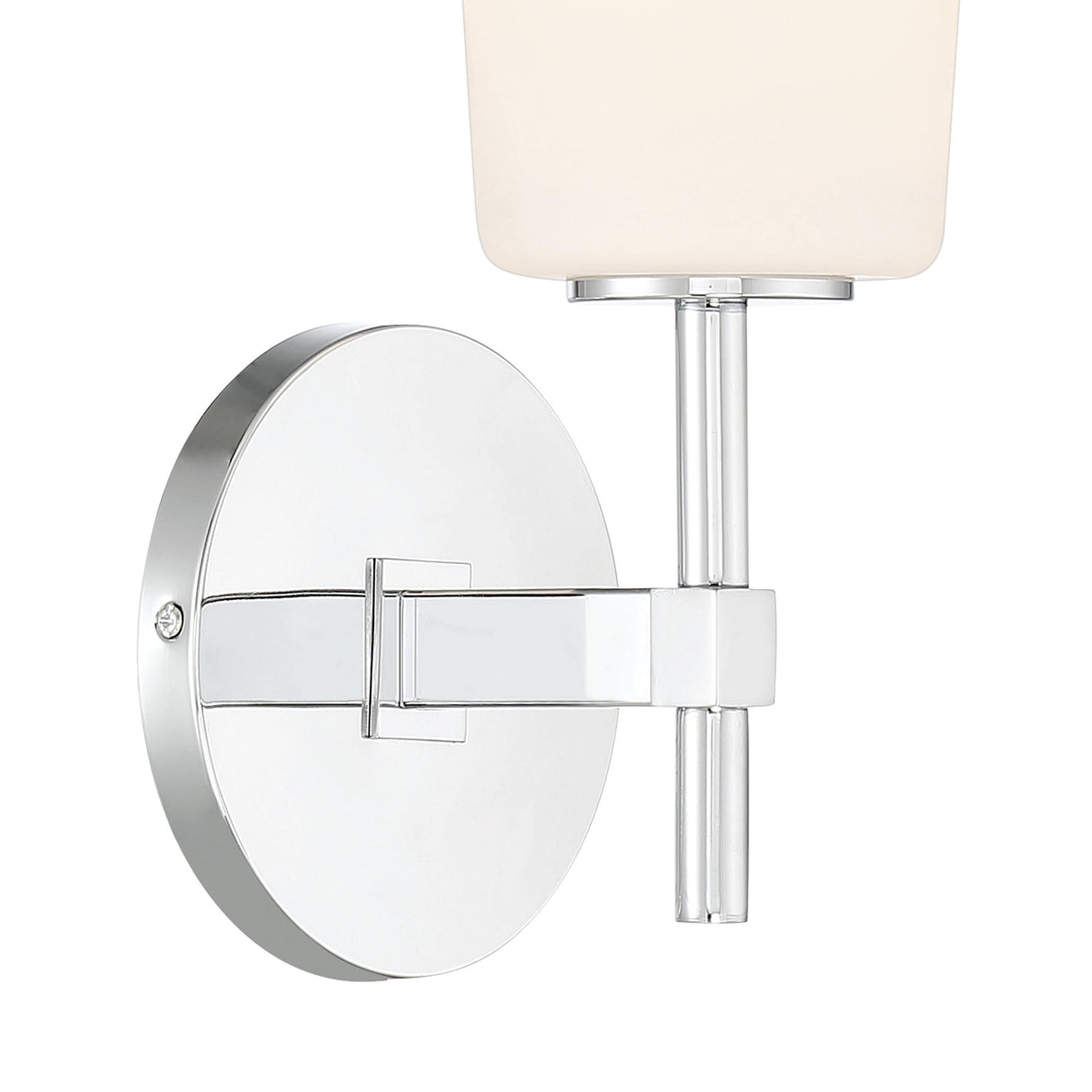 Crystorama Colton 1 Light Polished Chrome Sconce