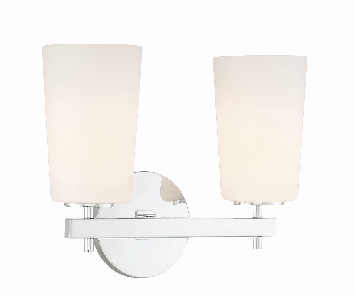 Crystorama Colton 2 Light Polished Chrome Sconce