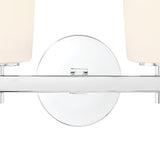 Crystorama Colton 2 Light Polished Chrome Sconce