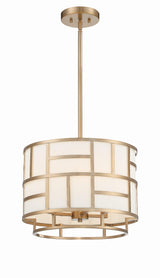 Crystorama Libby Langdon Danielson 4 Light Vibrant Gold Chandelier