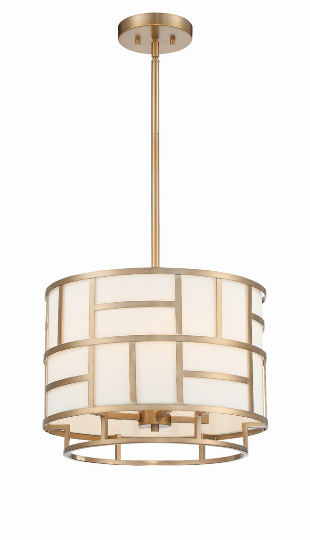 Crystorama Libby Langdon Danielson 4 Light Vibrant Gold Chandelier