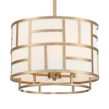 Crystorama Libby Langdon Danielson 4 Light Vibrant Gold Chandelier