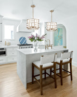 Crystorama Libby Langdon Danielson 4 Light Vibrant Gold Chandelier