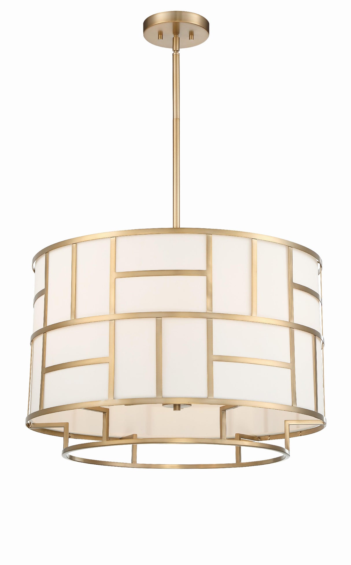 Crystorama Libby Langdon Danielson 6 Light Vibrant Gold Chandelier
