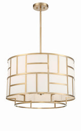 Crystorama Libby Langdon Danielson 6 Light Vibrant Gold Chandelier