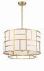 Crystorama Libby Langdon Danielson 6 Light Vibrant Gold Chandelier