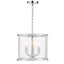 Crystorama Libby Langdon Devon 3 Light Polished Nickel Lantern Chandelier