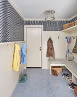 Crystorama Libby Langdon Devon 3 Light Polished Nickel Lantern Chandelier