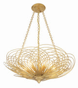 Crystorama Doral 6 Light Renaissance Gold Chandelier