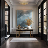 Crystorama Doral 6 Light Renaissance Gold Semi Flush Mount