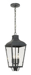 Crystorama Dumont 3 Light Graphite Outdoor Pendant