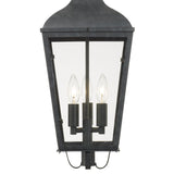 Crystorama Dumont 3 Light Graphite Outdoor Pendant